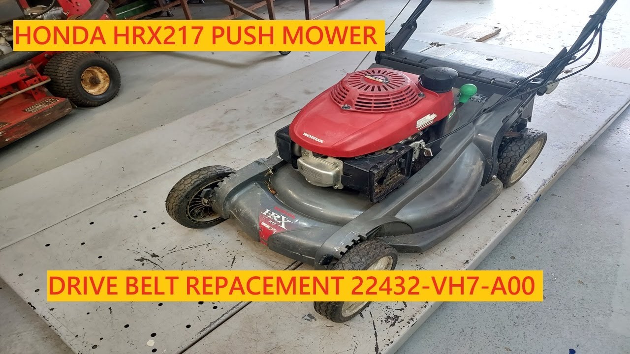 Honda HRX217 Push Mower | Drive Belt Replacement!