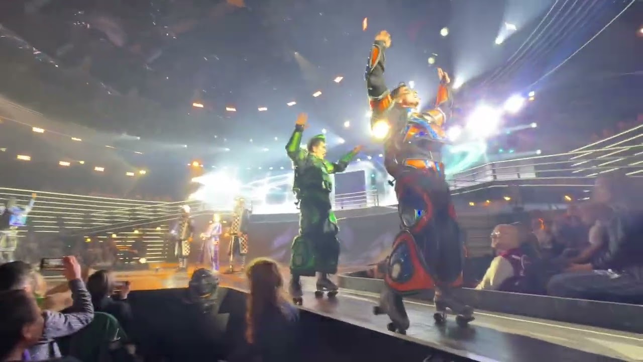 Starlight Express Bows and end track Wembley Park Theatre Troubadour 2/4/25