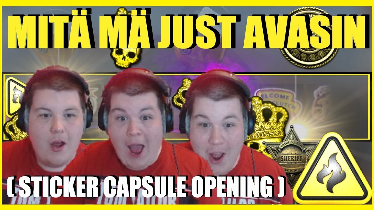 AVATAAN 1KPL KAIKKIA STICKER CAPSULEJA | CS:GO SUOMI