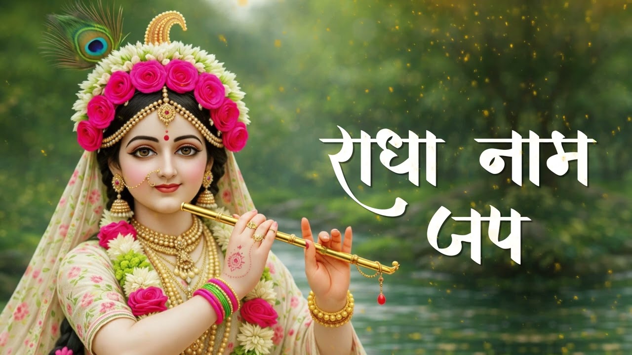 Radha Naam Jap | मन को शांति देने वाला भक्ति जाप | Radha Naam Dhara