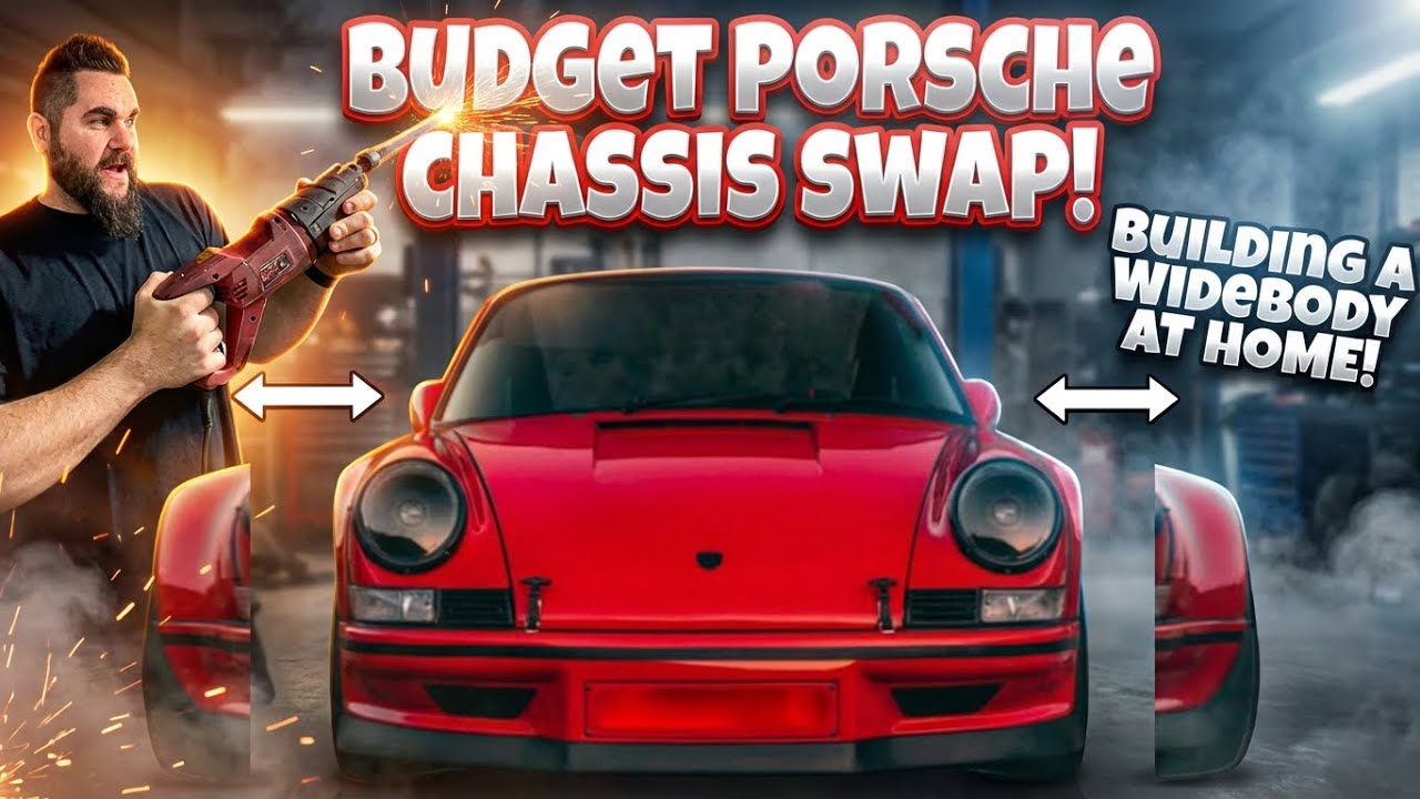 WORLDS CHEAPEST PORSCHE BUILD GETS A WIDE BODY FOR FREE!! 911 CHASSIS SWAP ON A MAZDA MIATA!
