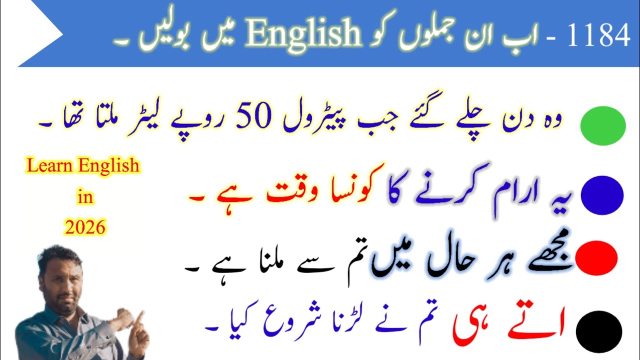 Advanced english sentences for daily use |1184| art of translation