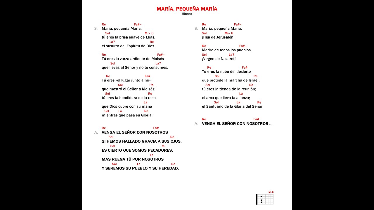 María, pequeña María