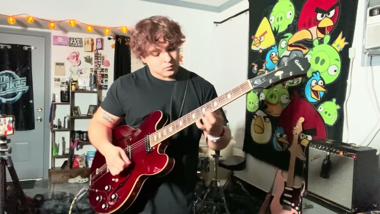 Meet Me In The Bathroom - The Strokes - Both Guitars Cover ($2 Bill Concert Version)