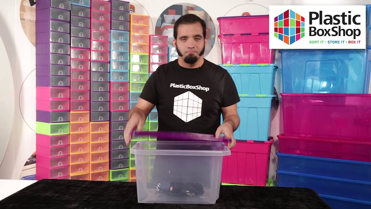 30lt Uni Plastic Storage Box & Lid