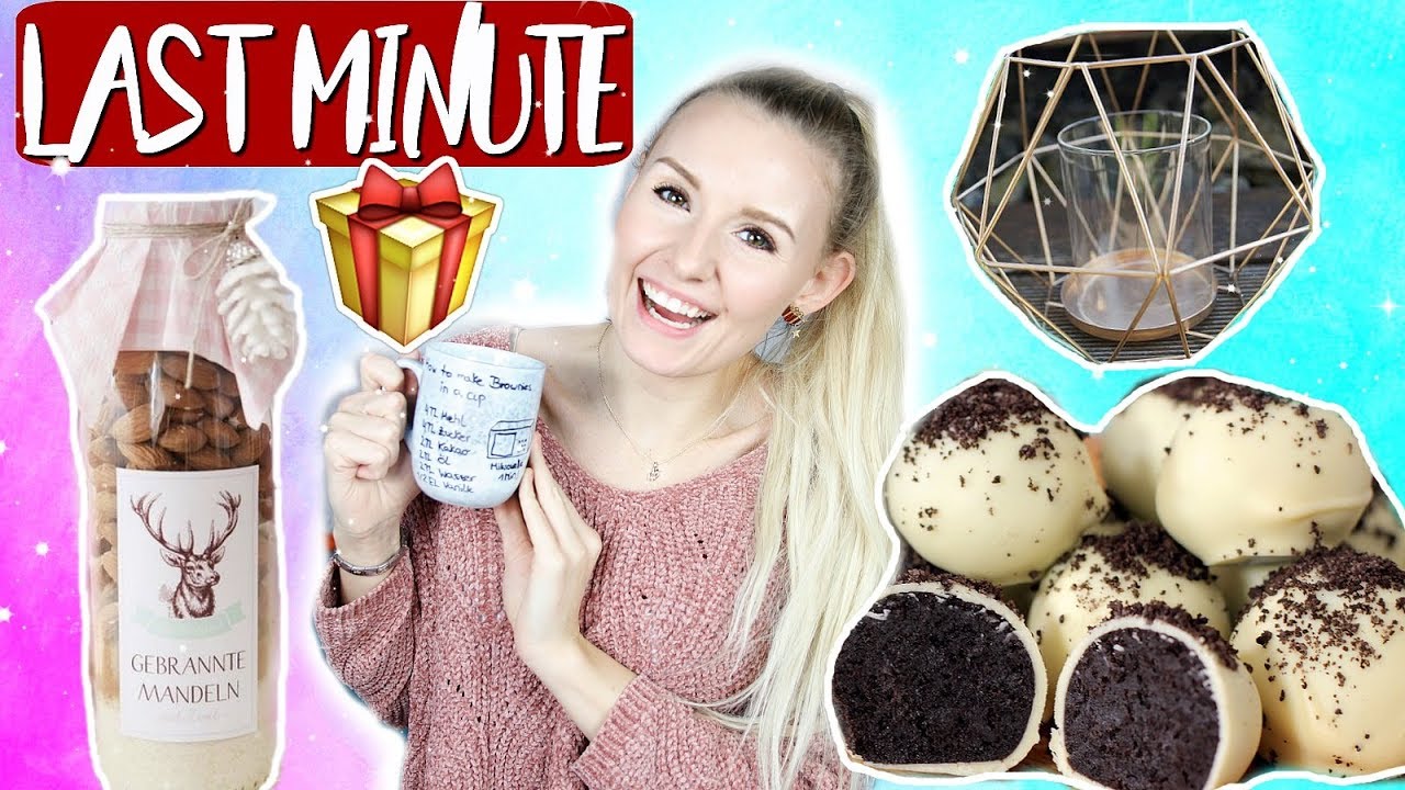 Oh oh... LAST MINUTE Weihnachtsgeschenke Ideen! DIYS, die jeder in 5 min kann!