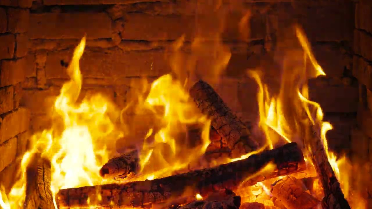 Relaxing Fireplace Ambience with Piano Music for Healing Rest and Tranquility