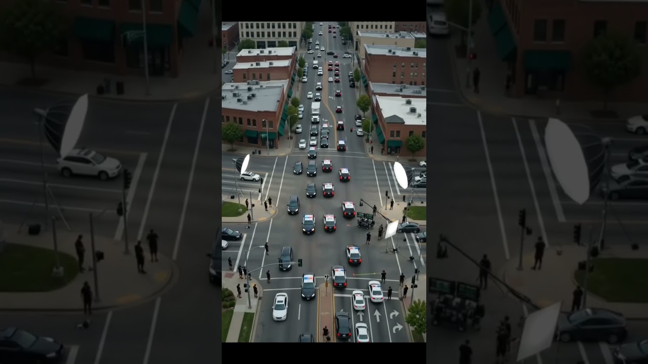 Police Emergency Response Through Busy City Streets 🚔🚨 | Lights & Sirens in Urban