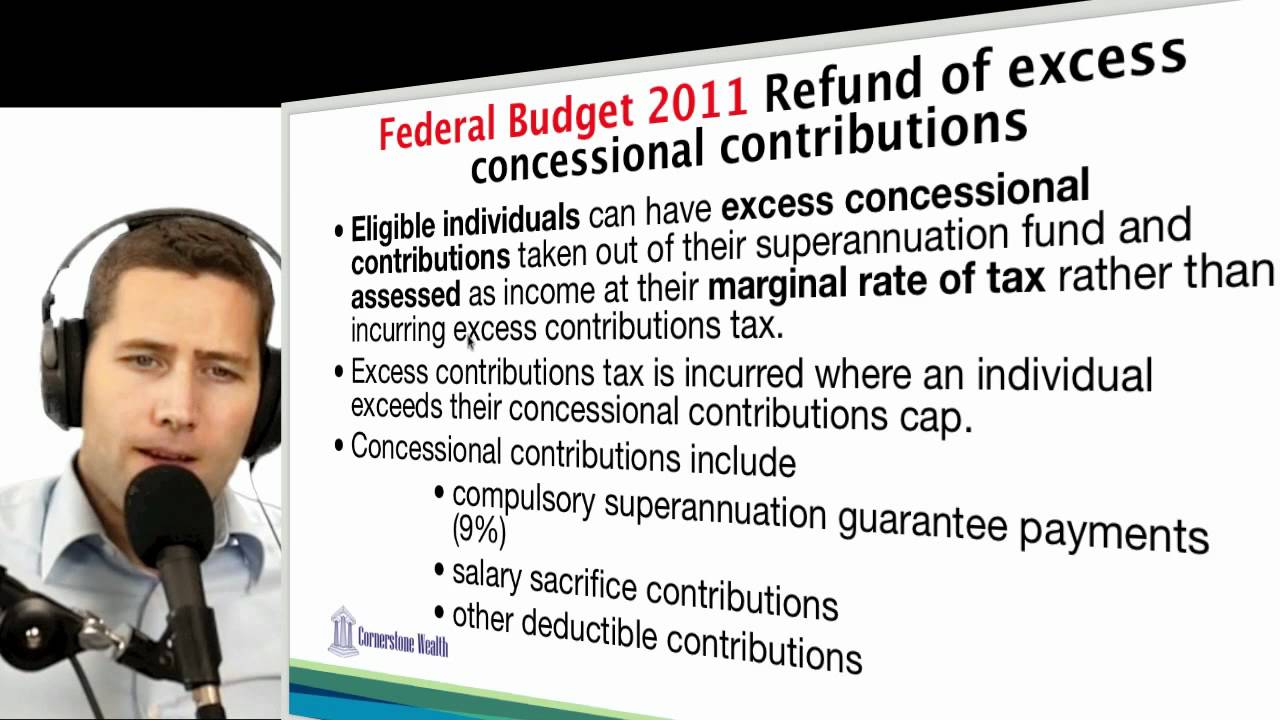 10 Refund of excess concessional contributions