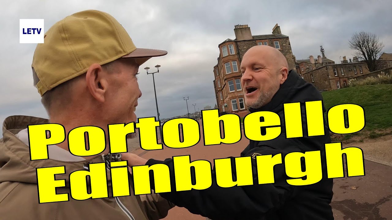 Walking The Promenade of Portobello, Edinburgh, Scotland