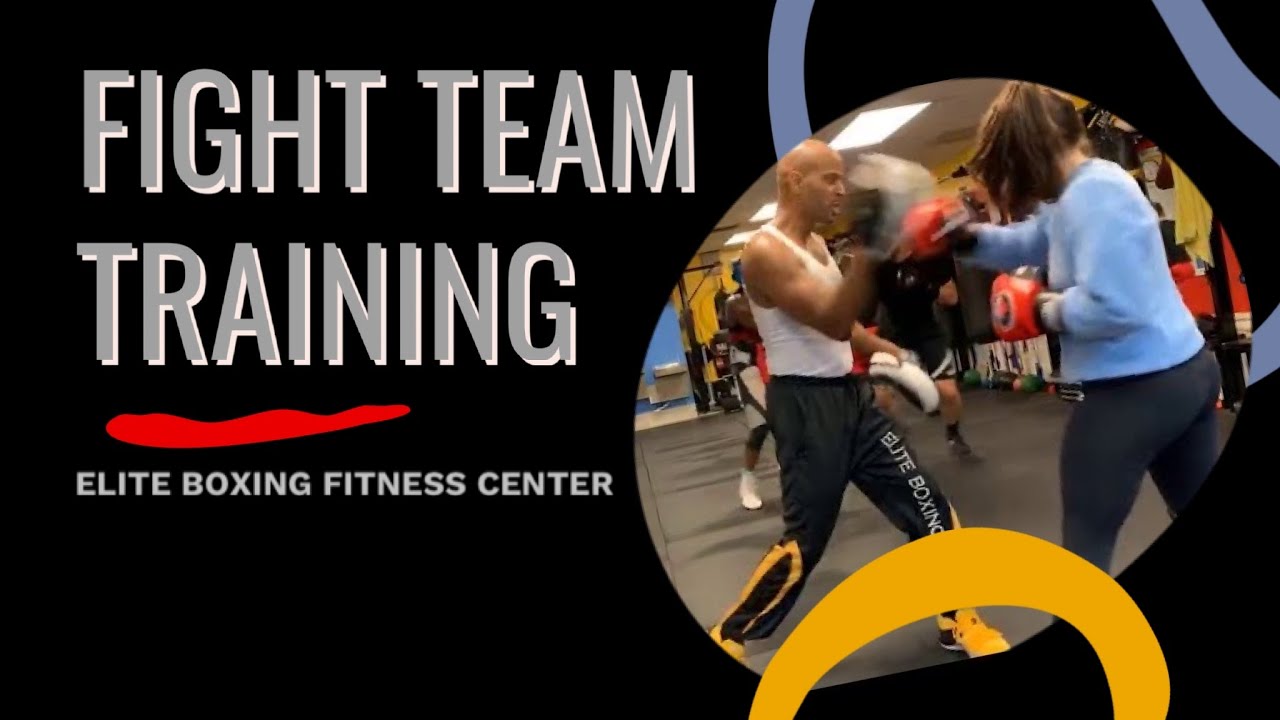 Action Packed Fight Team Technique Boxing Class. ONLY AT ELITE BOXING FITNESS CENTER