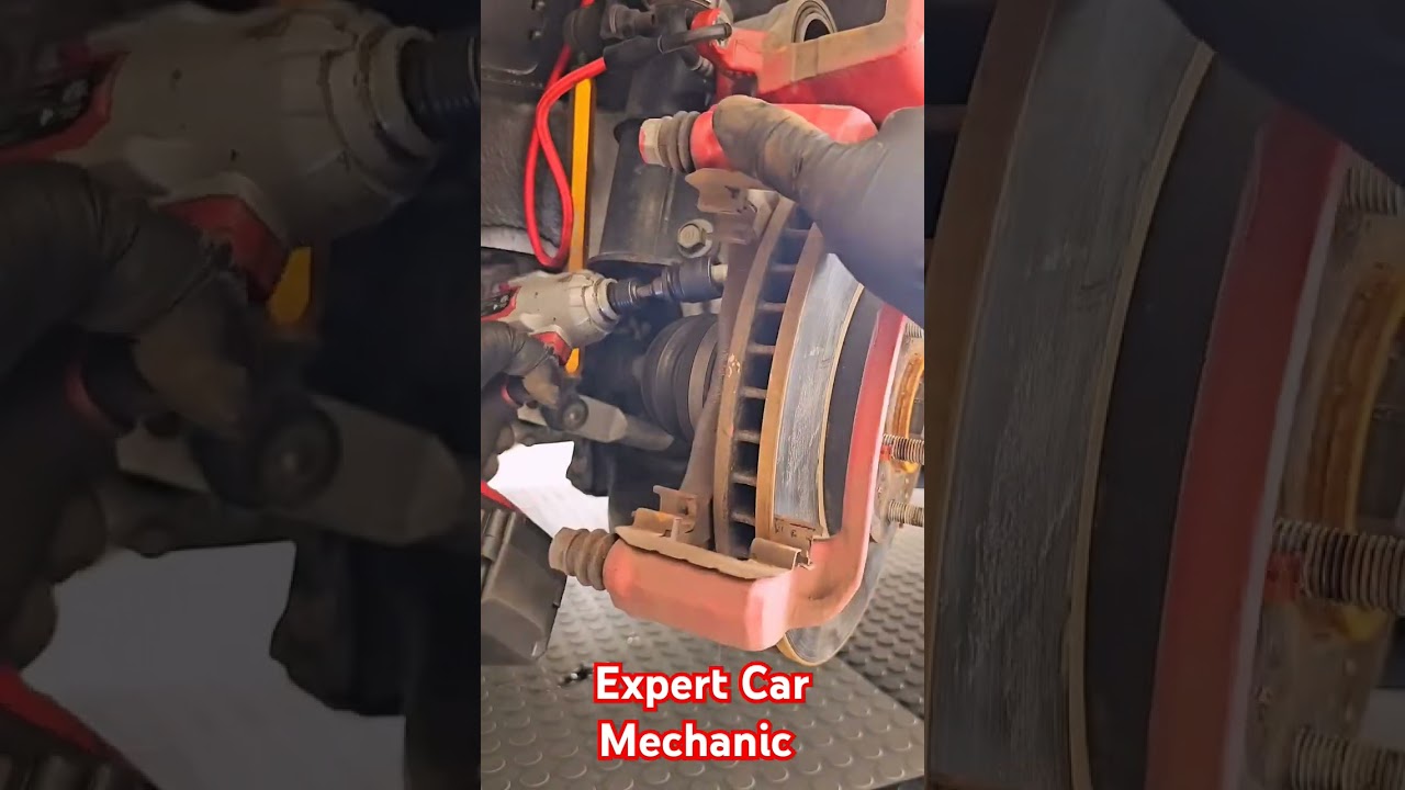 Expert Car Mechanic workshop wheel setting #car #technical #jeep #mechanic #tractor #motivation