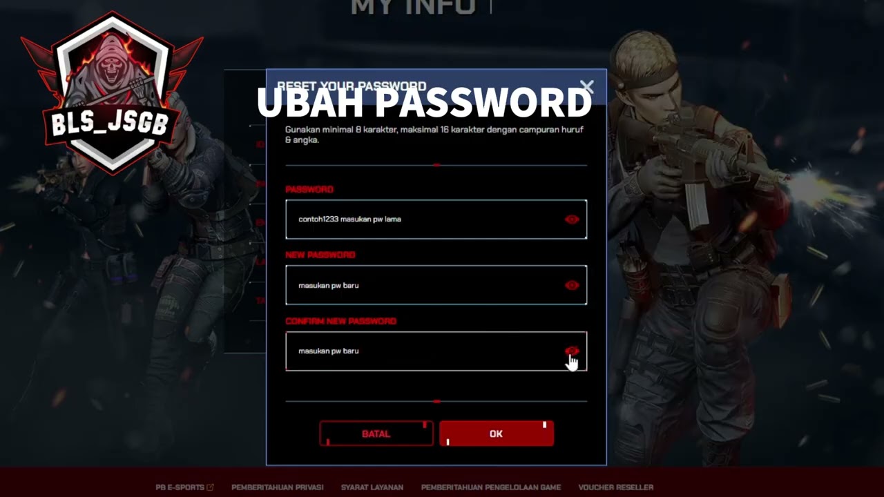 CARA UBAH PASSWORD & EMAIL AKUN POINTBLANK ZEPETTO INDONESIA #pointblank #zepetto