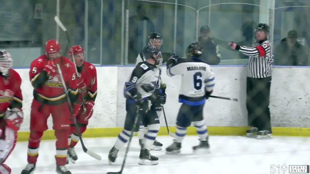 OEHL Hockey - Saugeen Shores Winterhawks vs Lucknow Lancers