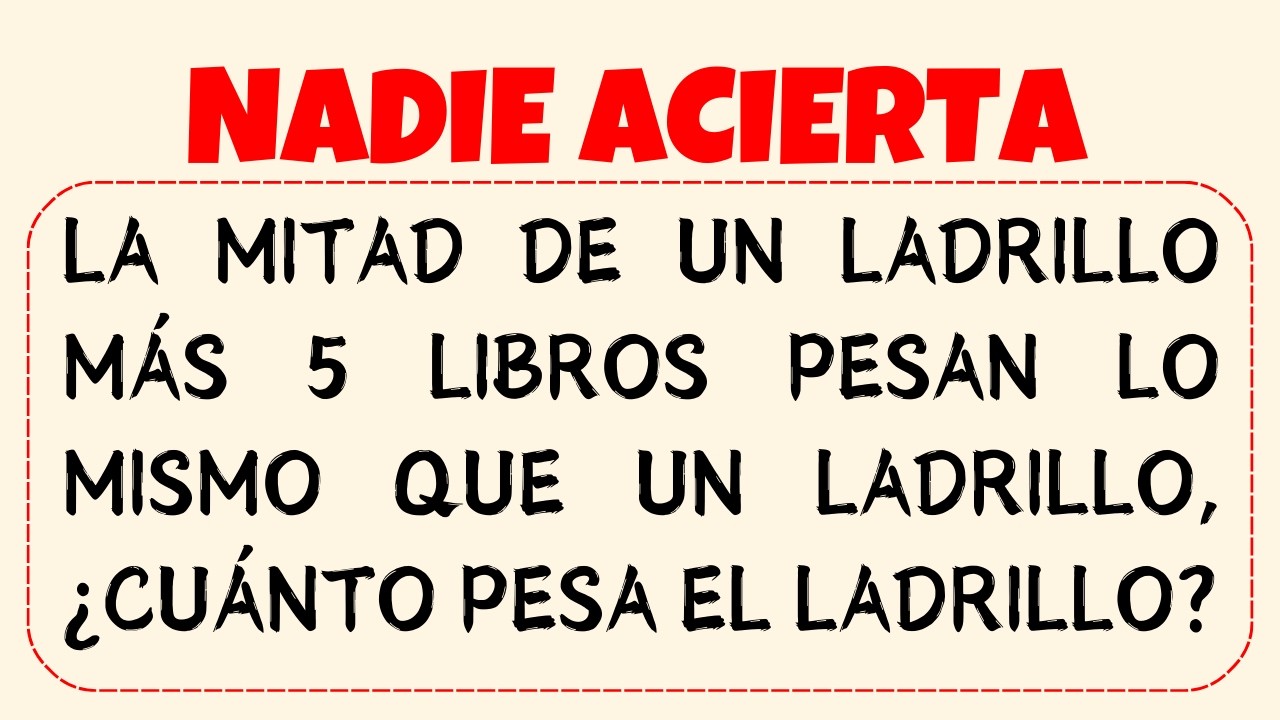 8 PREGUNTAS de RAZONAMIENTO L&Oacute;GICO | PROFE ALEJANDRO