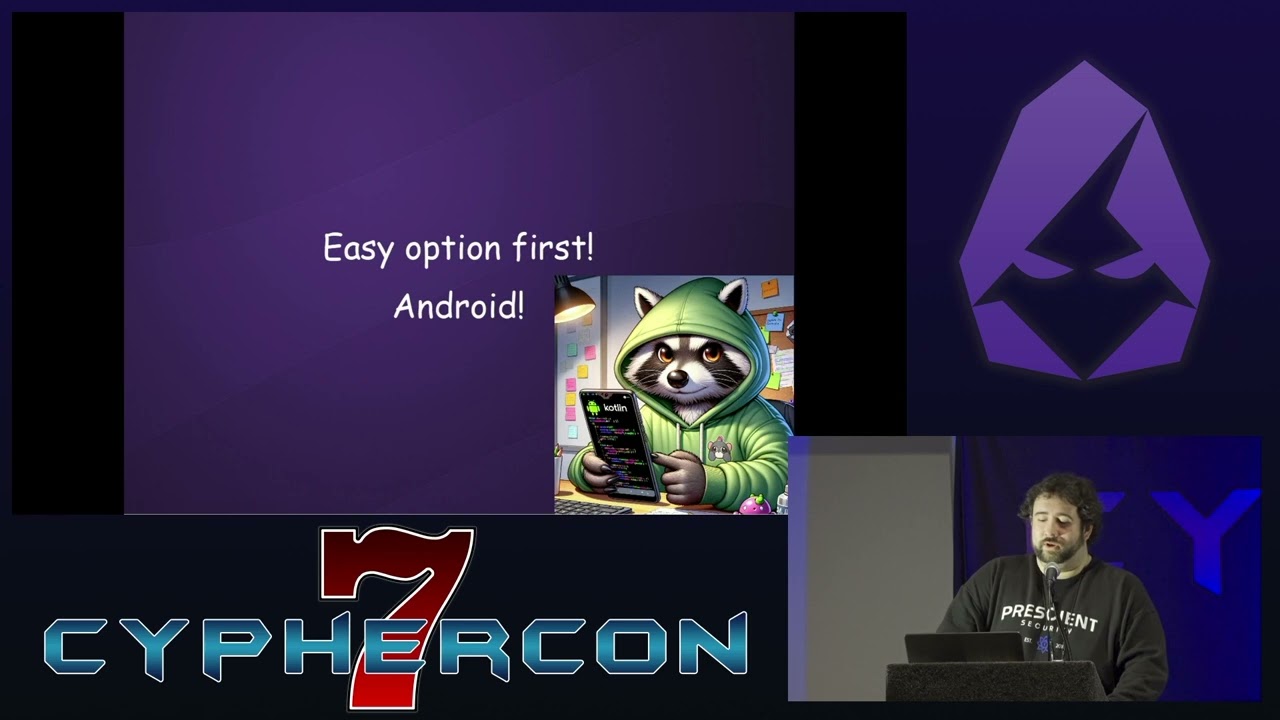 Frida, Ghidra, and Decompilers for Analysis of Android & Apple Apps - Alex Thines | CypherCon 7.0