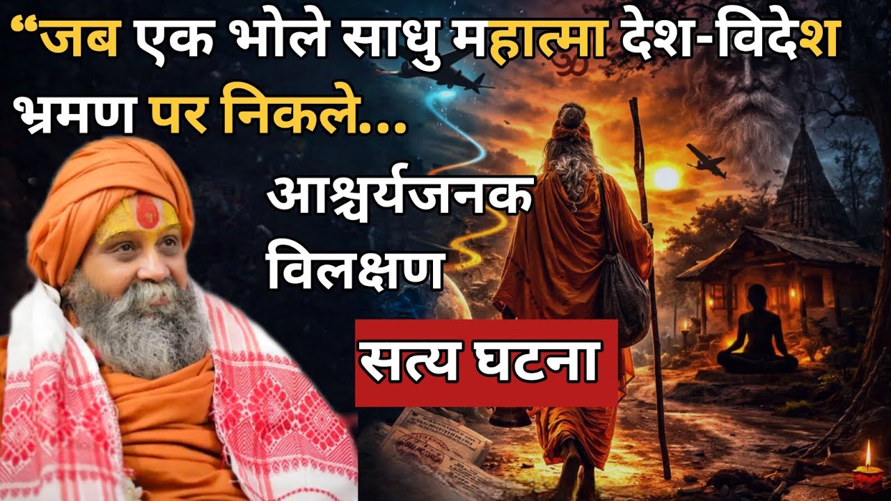 “जब एक भोले साधु महात्मा देश-विदेश भ्रमण पर निकले… फिर जो हुआ उसने सबको चौंका दिया | सत्य घटना”।