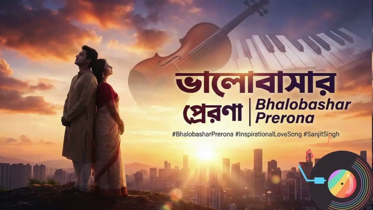 Bhalobashar Prerona – ভালোবাসার প্রেরণা | Inspirational Romantic Power Ballad | Sanjit Duet Song
