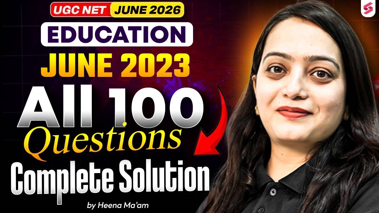 UGC NET Education Paper 2 | UGC NET Education Previous Year Questions | UGC NET Education By Heena