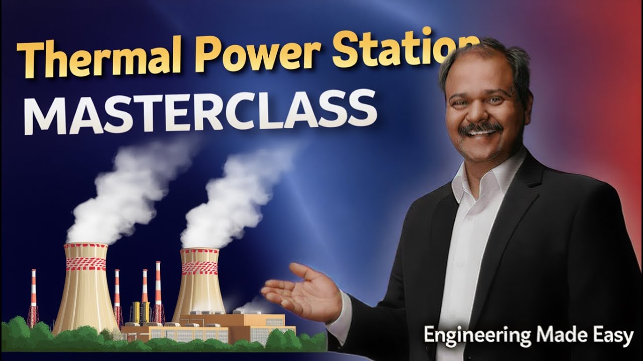 Thermal Power Station – Complete Engineering Explanation
