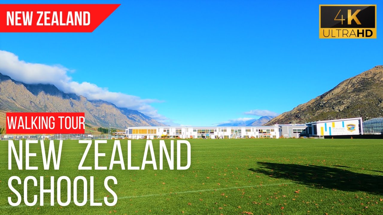 Walking Tour around New Zealand Schools | 4K Walking Tour