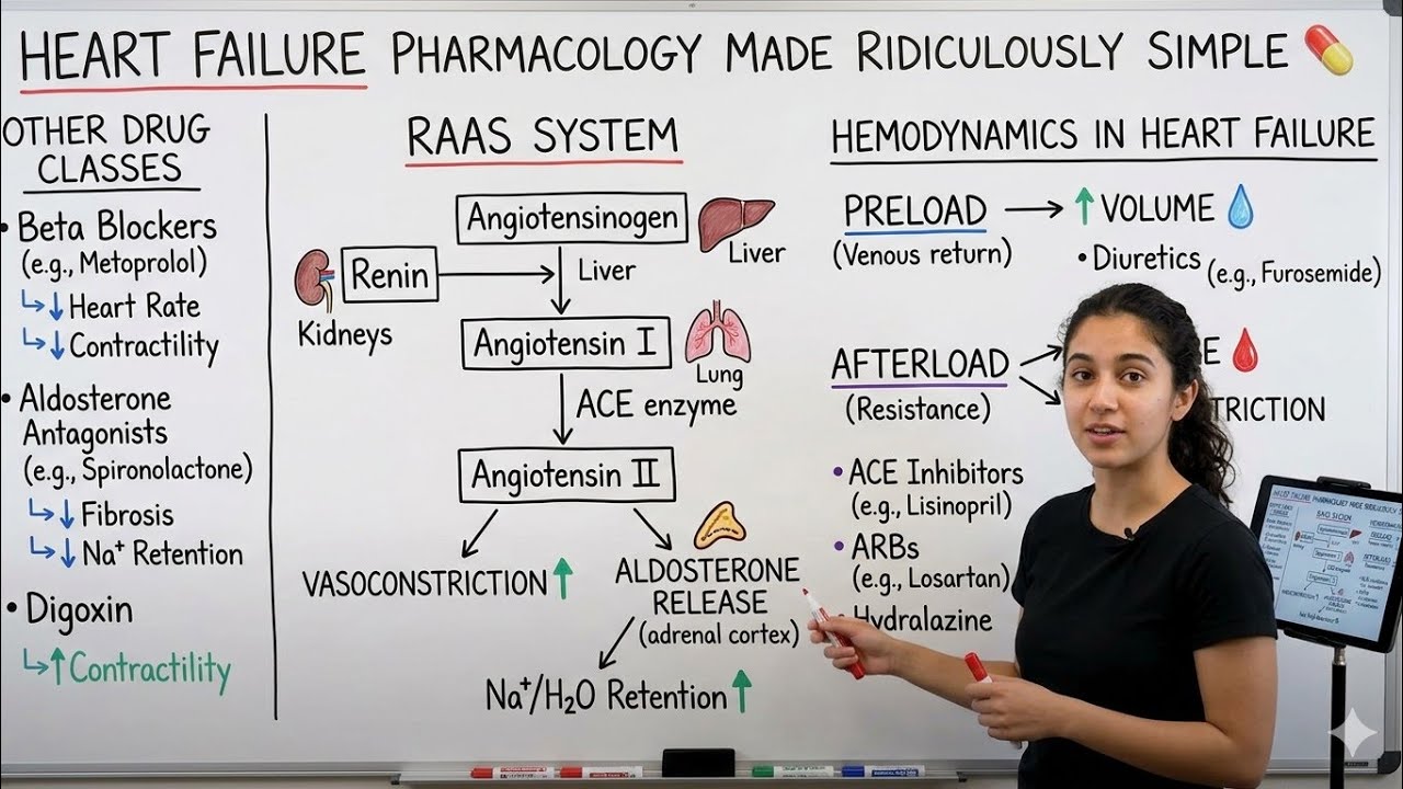 PHARMACOLOGY drug used for treatment heart failure (durg cardiovascular system ) by afaan oromotiin
