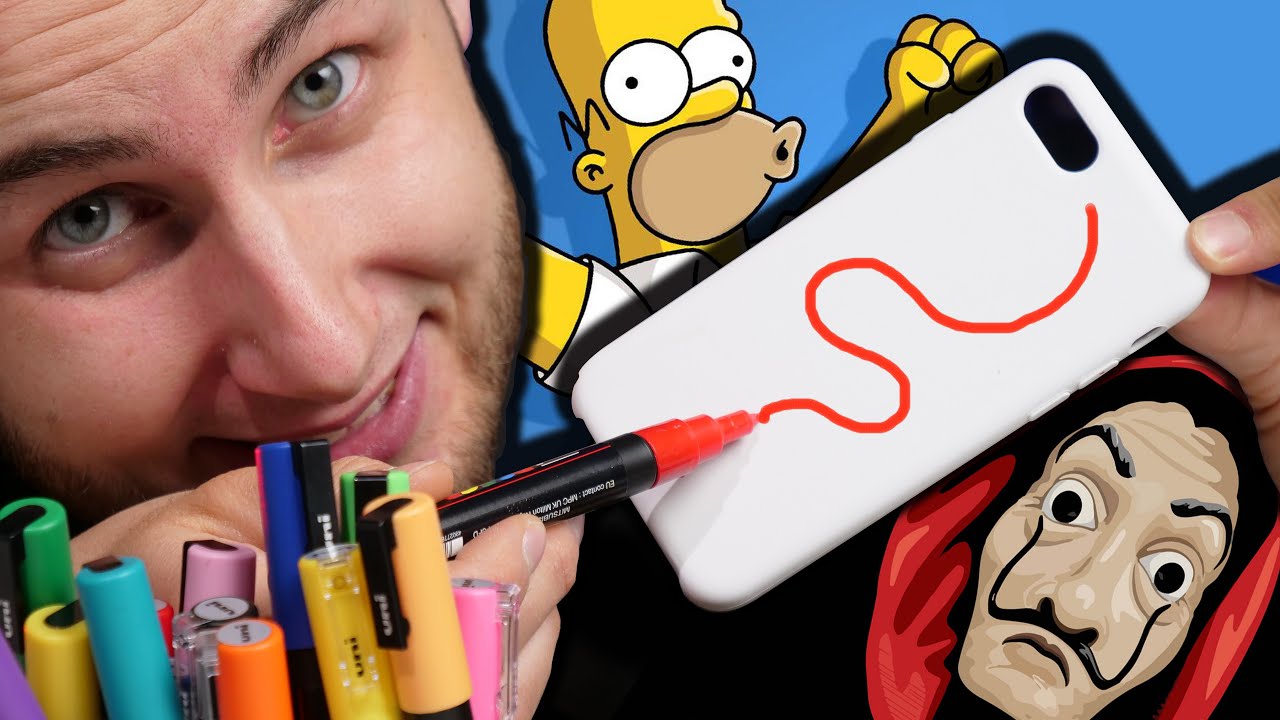Jak zrobić custom case telefonu, Dom z Papieru, Simpson *PORADNIK ZRÓB TO SAM*