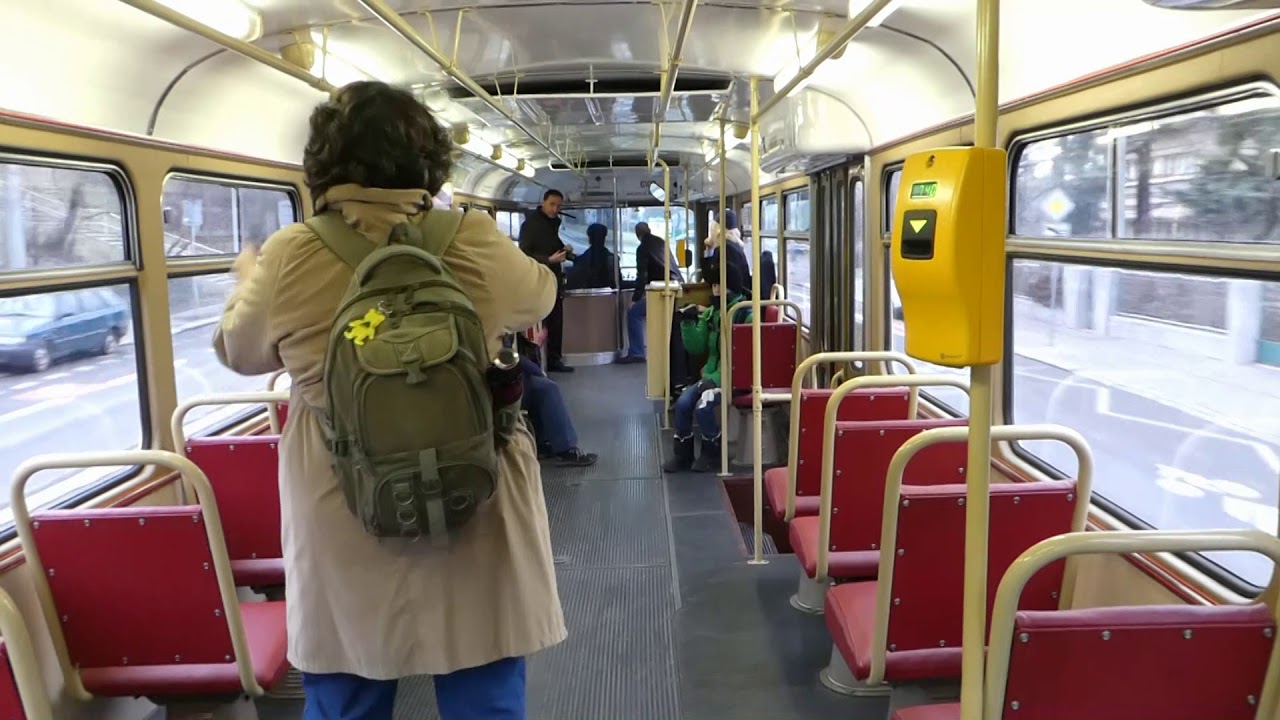 Historická tramvaj T3 ev. čísla 6102 na lince 2 – 2.3.2019