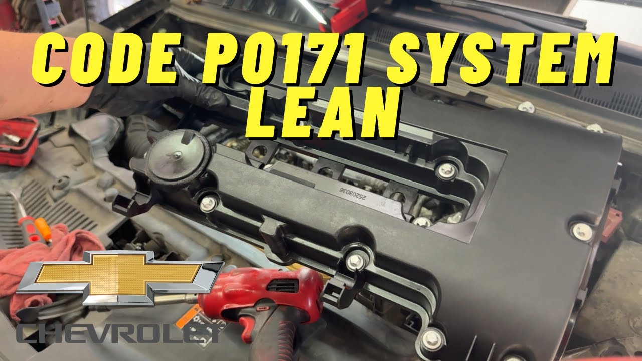 CHEVY TRAX CODE P0171 FIX!   BAD PCV?!