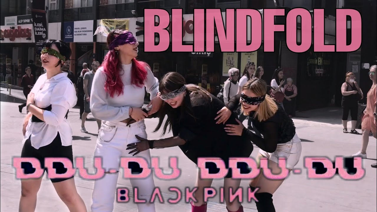 [KPOP IN PUBLIC TÜRKİYE| BLINDFOLD ] BLACKPINK - 뚜두뚜두 (DDU-DU DDU-DU) Dance Cover by EVOLUTION DC