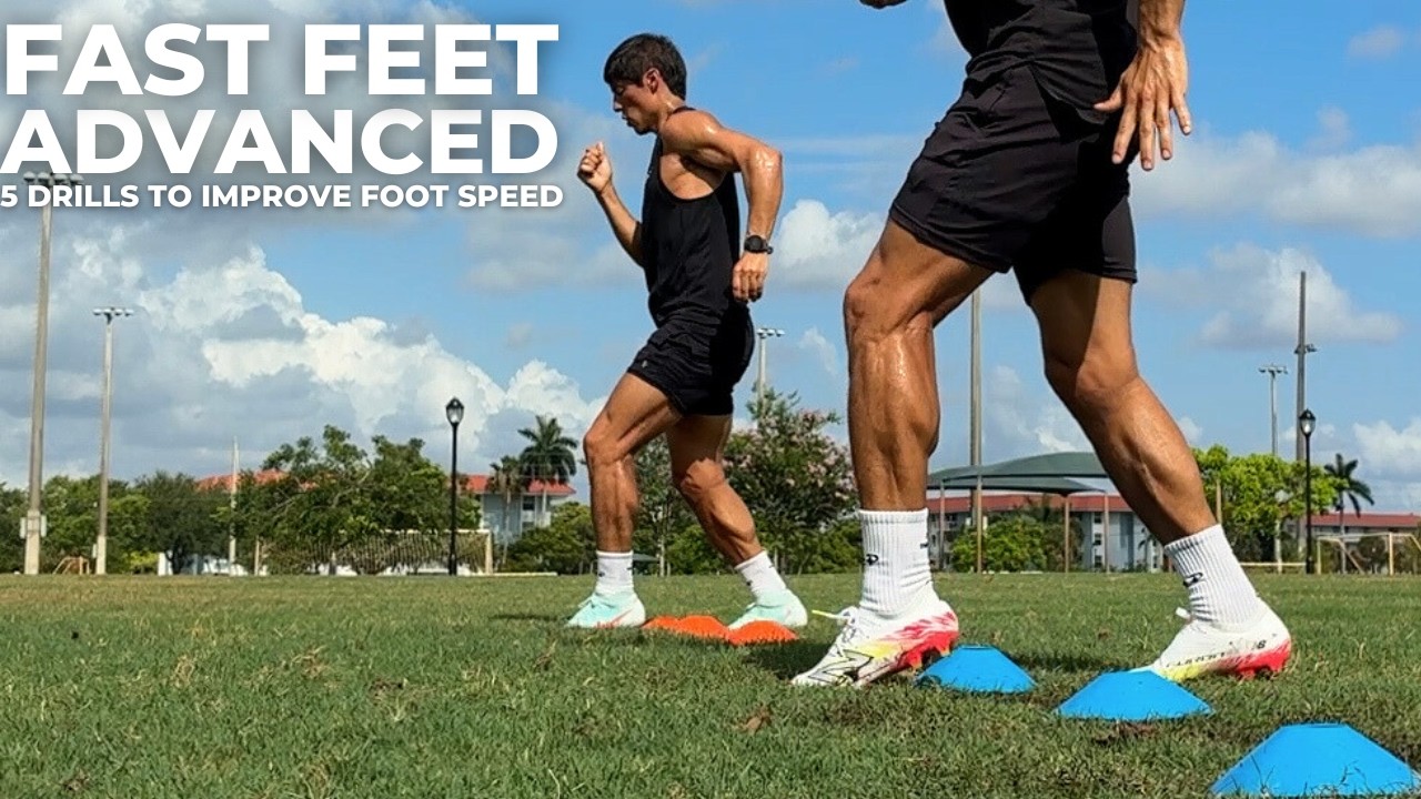 5 Advanced Fast Feet Drills For Footballers | Level Up Your Foot Speed