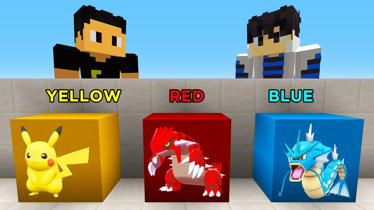 Choose Your Pokémon By Color in Minecraft Pixelmon