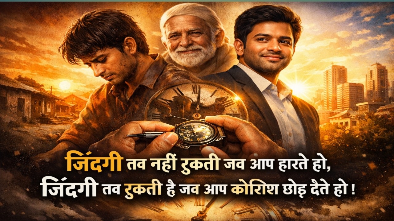 टूटी हुई घड़ी – Never Give Up Motivational Story in Hindi #viral #motivation