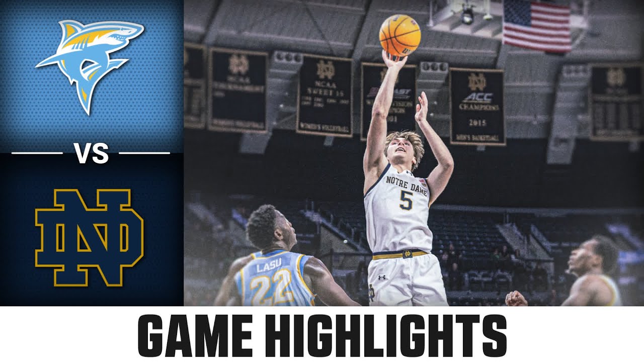 Long Island vs. Notre Dame Game Highlights |  2025-26 ACC Men&rsquo;s Basketball