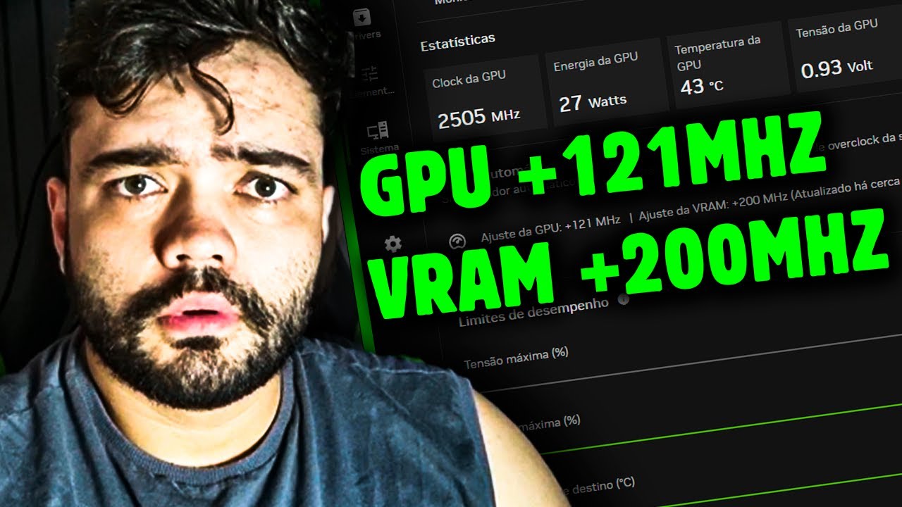 OVERCLOCK NA PLACA DE VIDEO PELO APP NVIDIA VALE A PENA? FIZ OS TESTES EM 3 JOGOS!