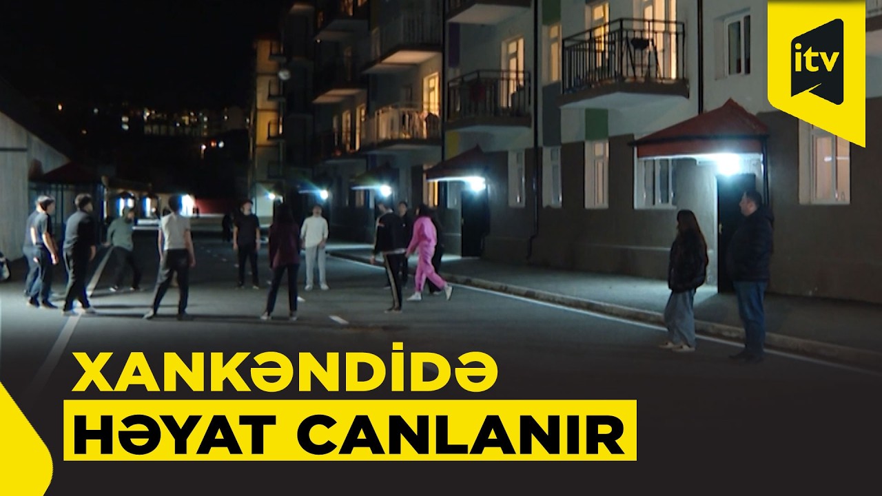 Axşam saatlarında Xankəndidə həyat – XÜSUSİ REPORTAJ