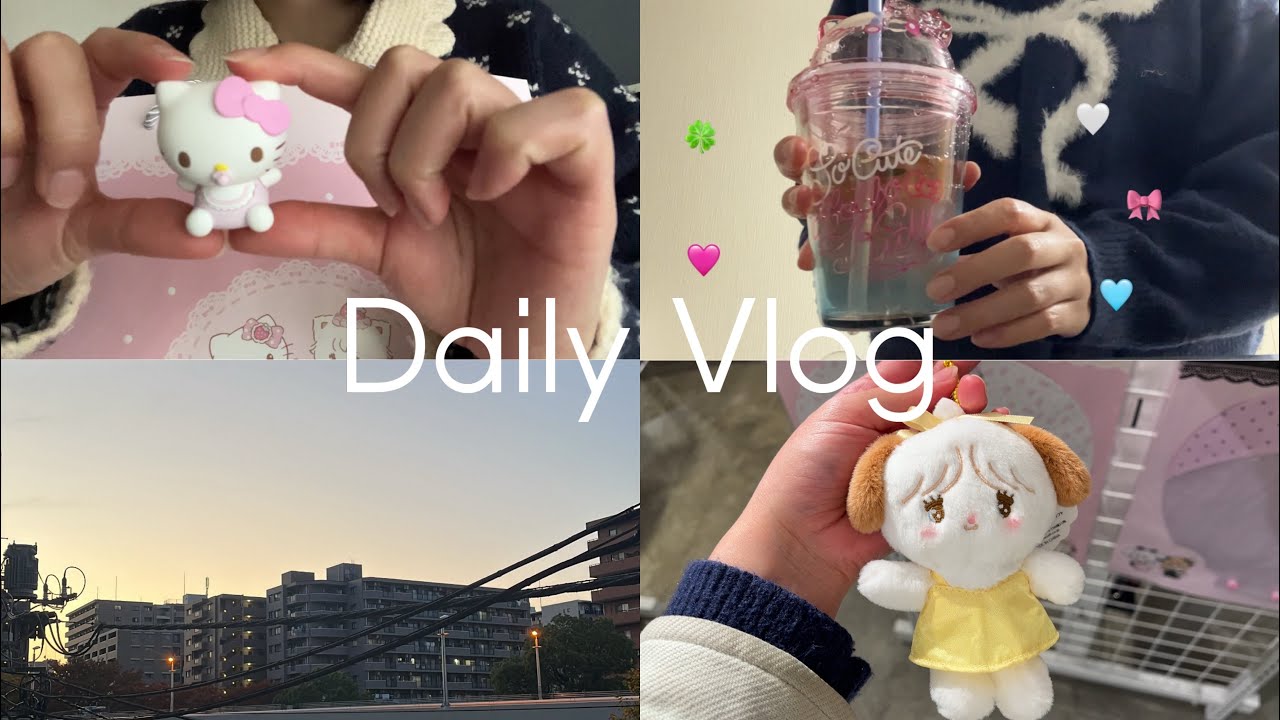 ガチャガチャとmikko×サンリオポップアップVLOG🎀🤍
