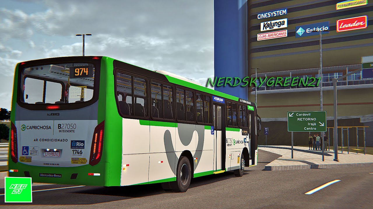 [PROTON BUS] LAN&Ccedil;AMENTO MAPA ZONA NORTE RJ 2.3 - LINHA JARDIM AMERICA | Apache Vip IV | Caprichosa