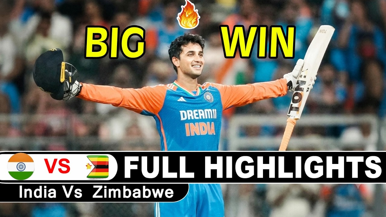 Full Highlights | India Vs Zimbabwe 1st T20 Match 2026 | Ind Vs Zim