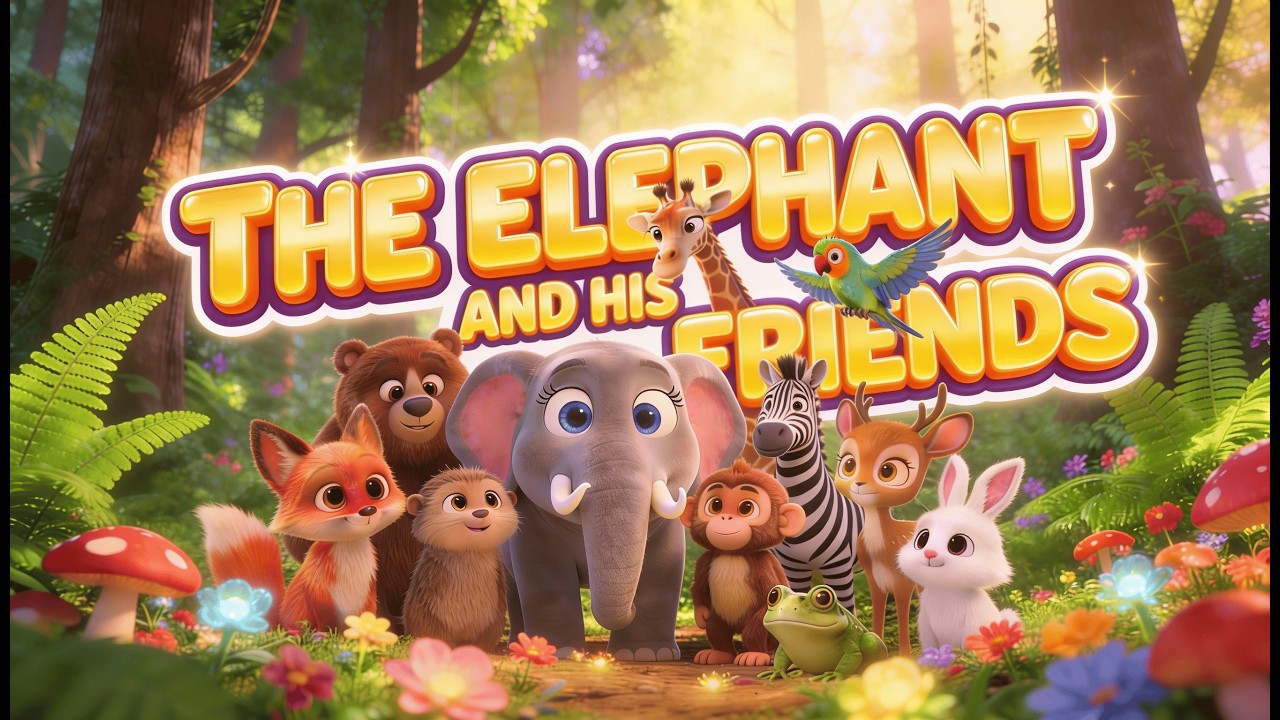 The Elephant and His Friends 🐘✨ | Bedtime Story for Kids