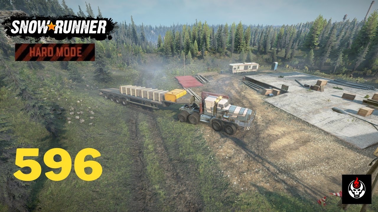 Snow Runner odc 596 Dzisiaj już jest lepiej. Sekcja "B" ogarnięta 😎💪🚛