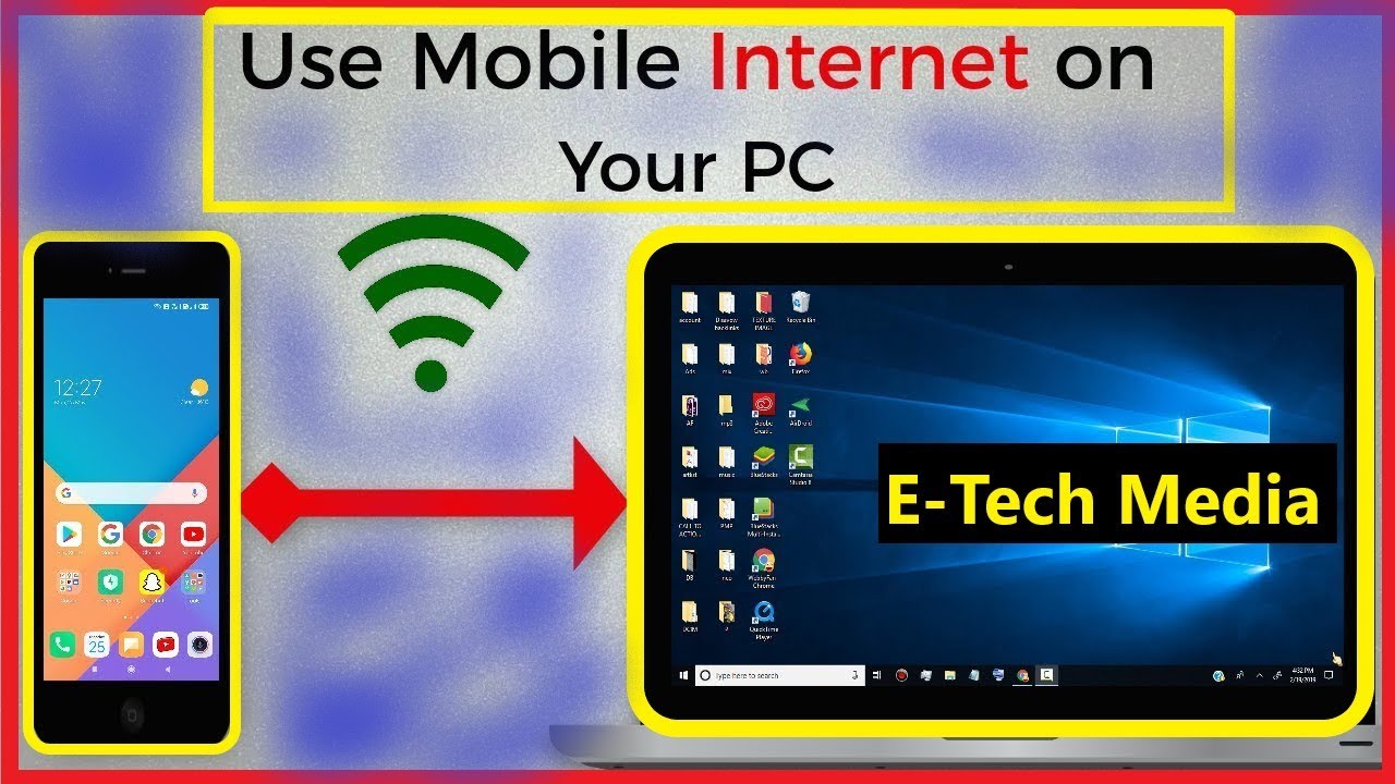 🔴E-TM7| How To Connect Internet from Mobile to PC via hotspot |የሞባይላችንን ኢንተርኔት በሆትስፖት በኮምፒውትራችን መጠቀም