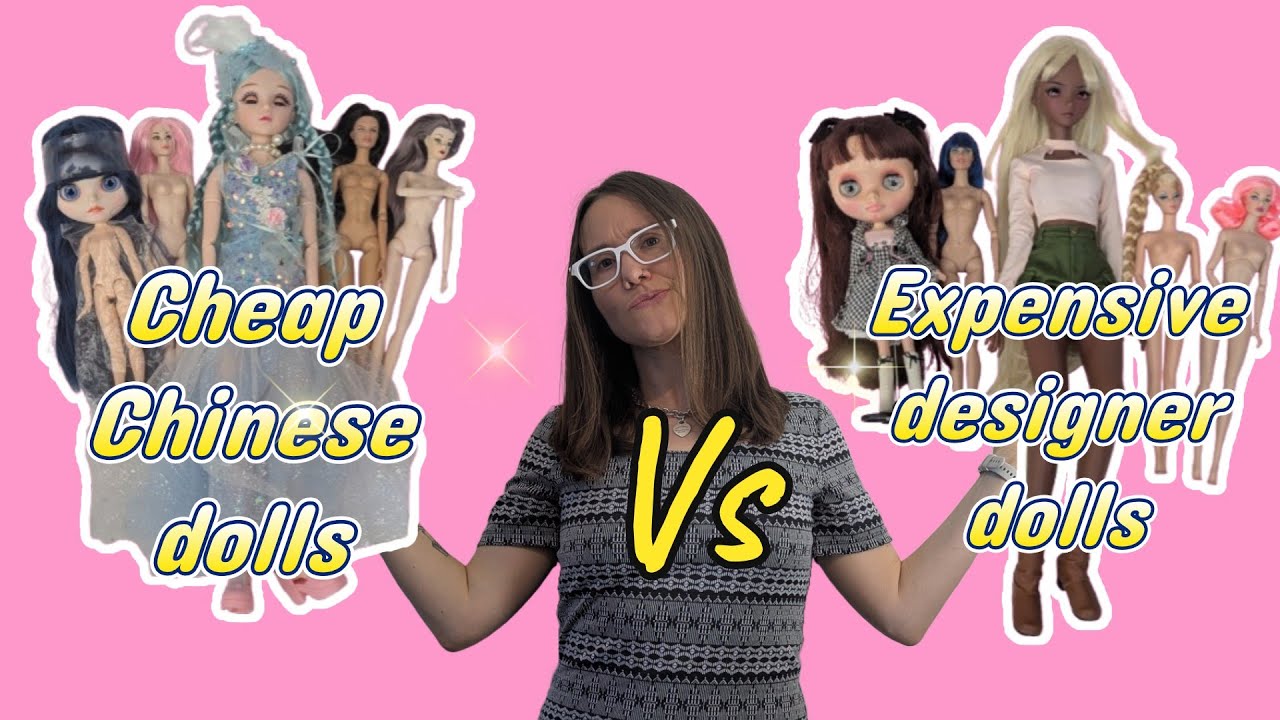 Cheap Chinese dolls vs expensive designer dolls : Integrity Toys Silkstone Barbie Smart Doll Blythe