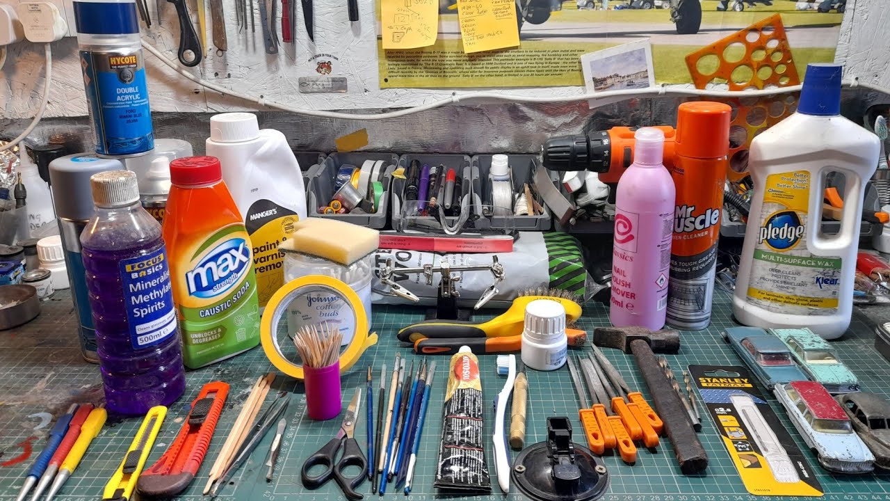 Diecast restoration Beginners Guide Part 2  Basic tools kit.