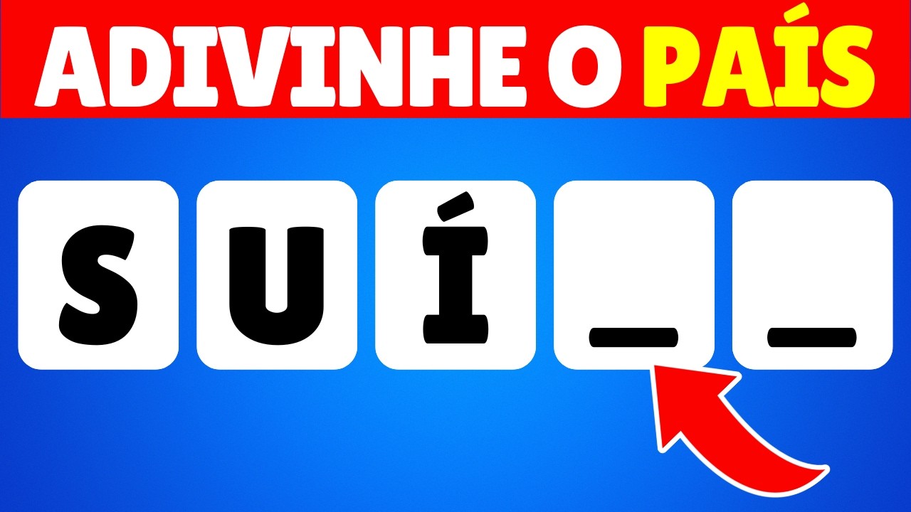 🗺️ Você Consegue Adivinhar o País com Só 3 Letras? 🌎🧠 | 50 Desafios | Quiz Espacial