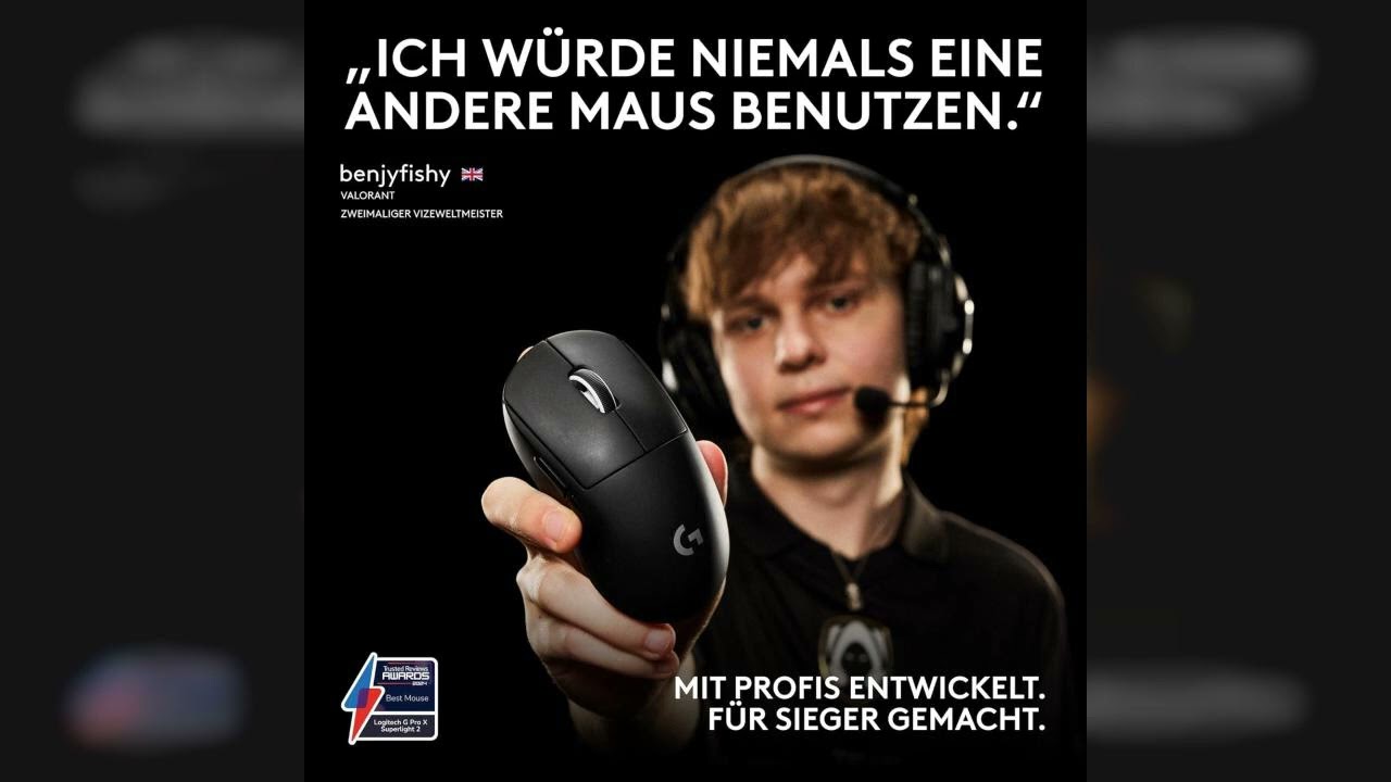 Rezension: Logitech G PRO X SUPERLIGHT 2 kabellose Gaming-Maus, West Europa Verpackung, 60 g Pro-...