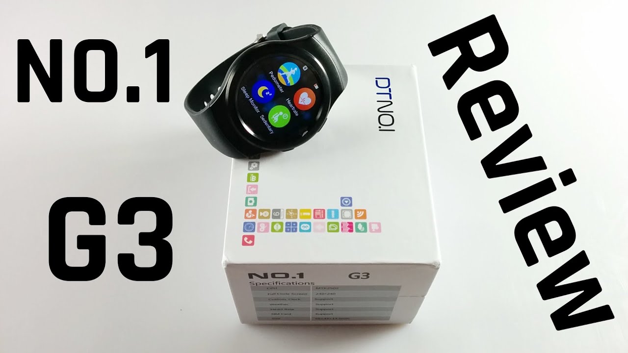 NO.1 G3 Smartwatch Review / Test