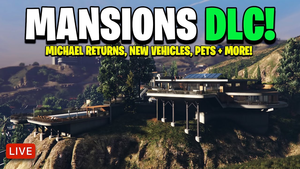 🔴 LIVE - GTA ONLINE MANSIONS DLC NEXT WEEK! MONEY GRINDING..