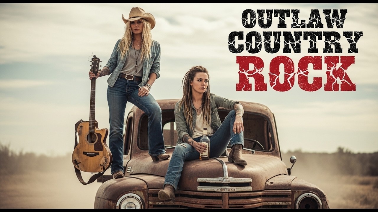 Outlaw Country Rock 🔥 Steel Strings & Open Roads 🎸 Country Rock Anthem
