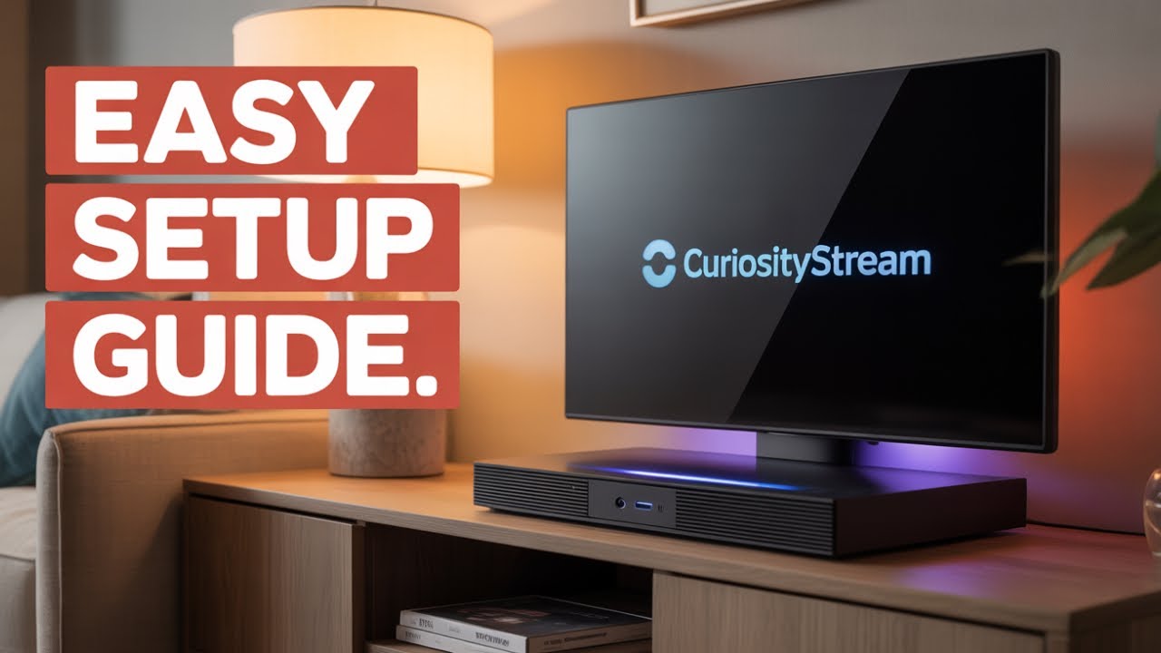How to Activate CuriosityStream on Smart Blu-ray Player and Link to Your Account - quick guide